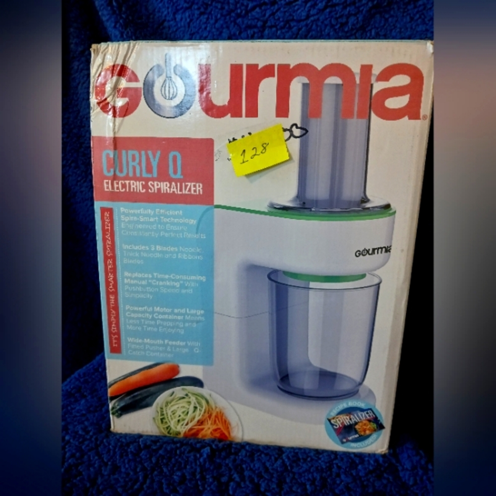 Gourmia Curly Q Electric  Spiralizer
